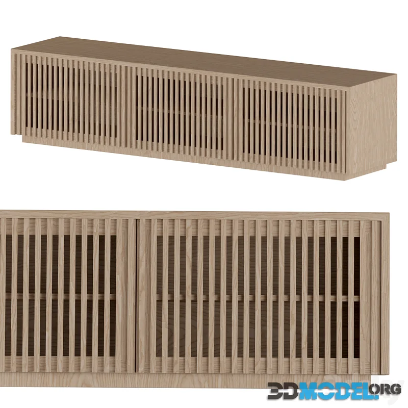 Modern Solid Wood TV Stand NO.06