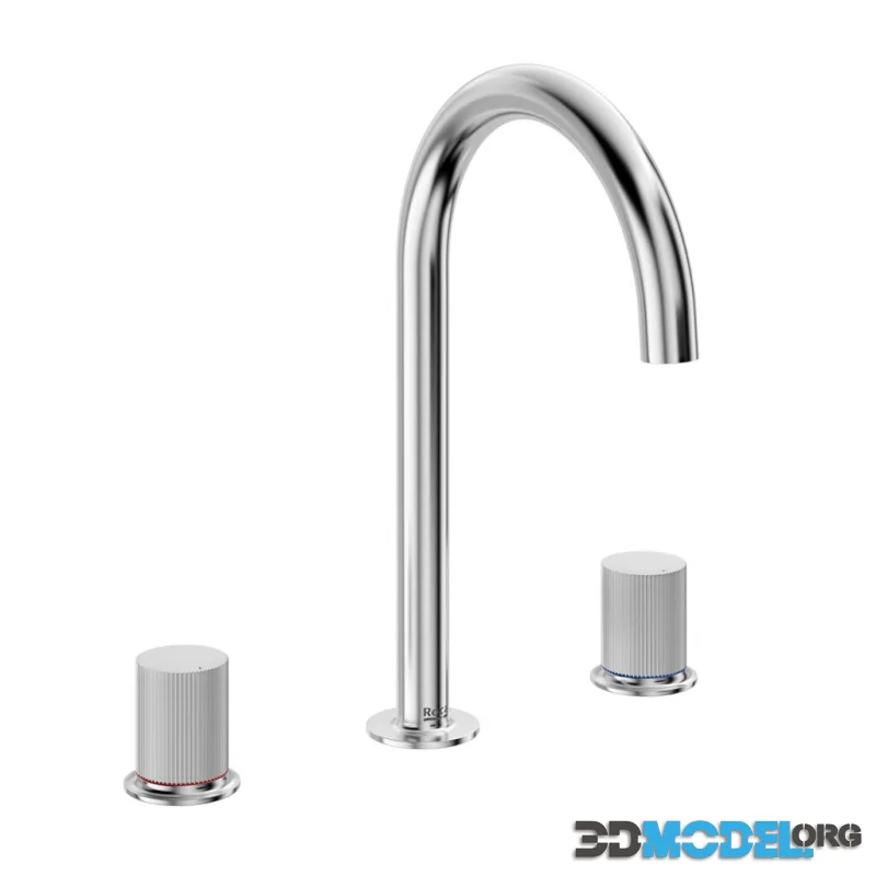 Nu 3-Hole Washbasin Mixer by Roca
