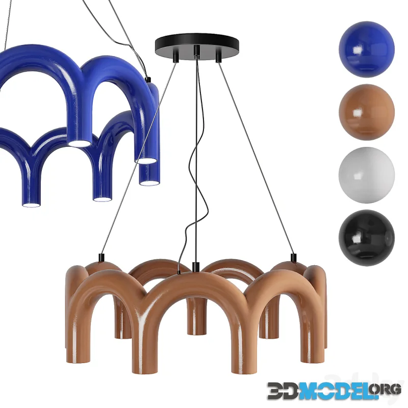 Oblure Arch Circle LED Chandelier