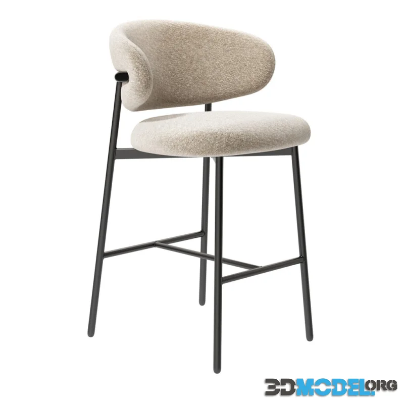 Oleandro Stool Metal Frame by Calligaris