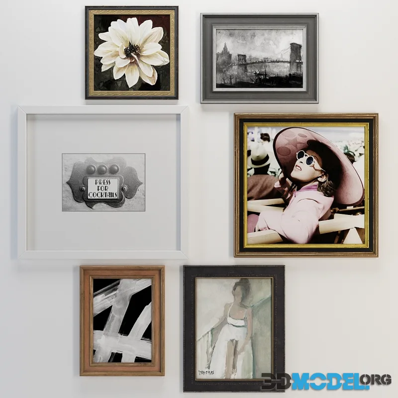 Pottery Barn Polished Gallery Wall