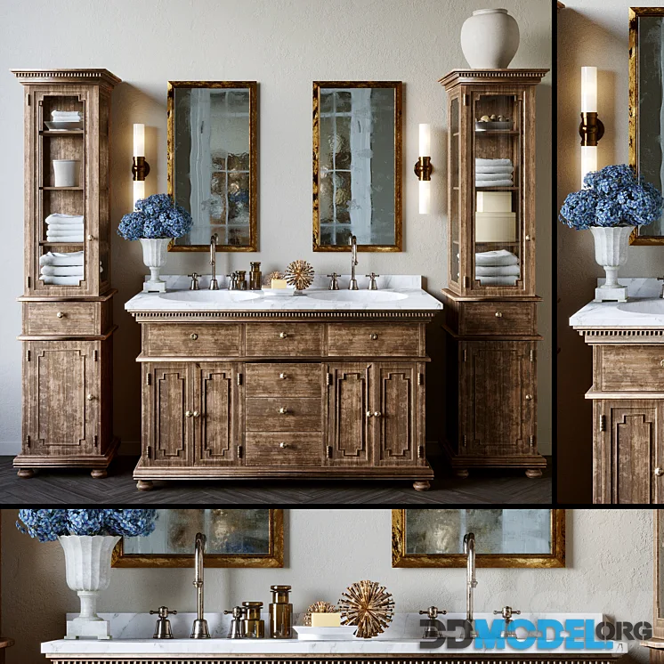 Restoration hardware wood set