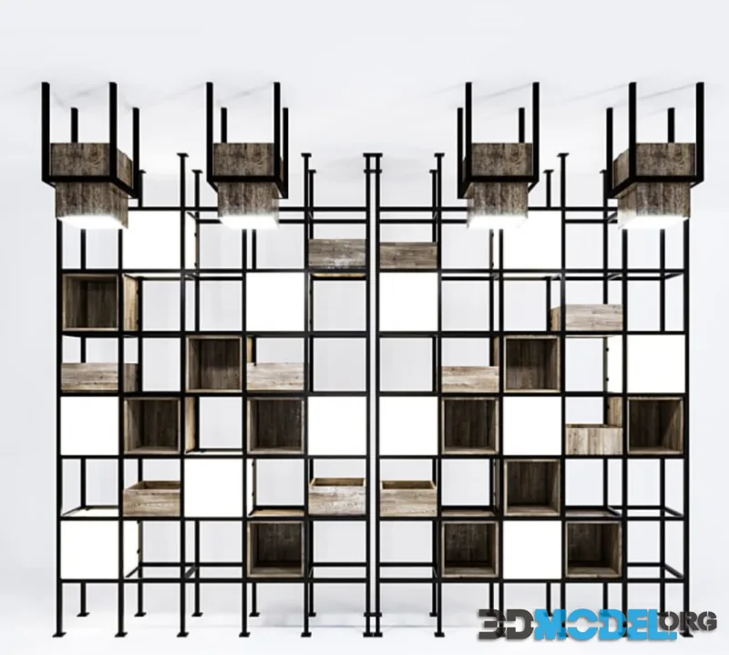 Shelving for books, decor and plants