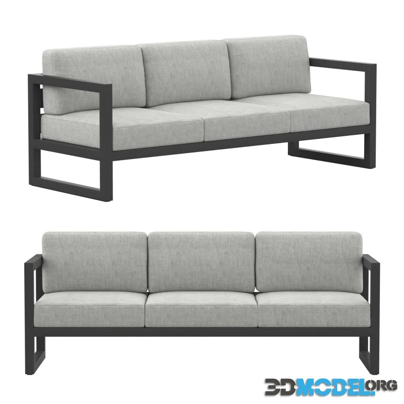 Smith Metal Outdoor Sofa