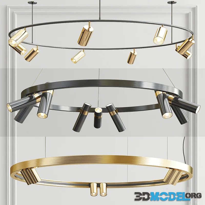 Suspension Brand Ring Light (Round Pendant, Spoor Led Ring, Superloop Spy Delta Light)