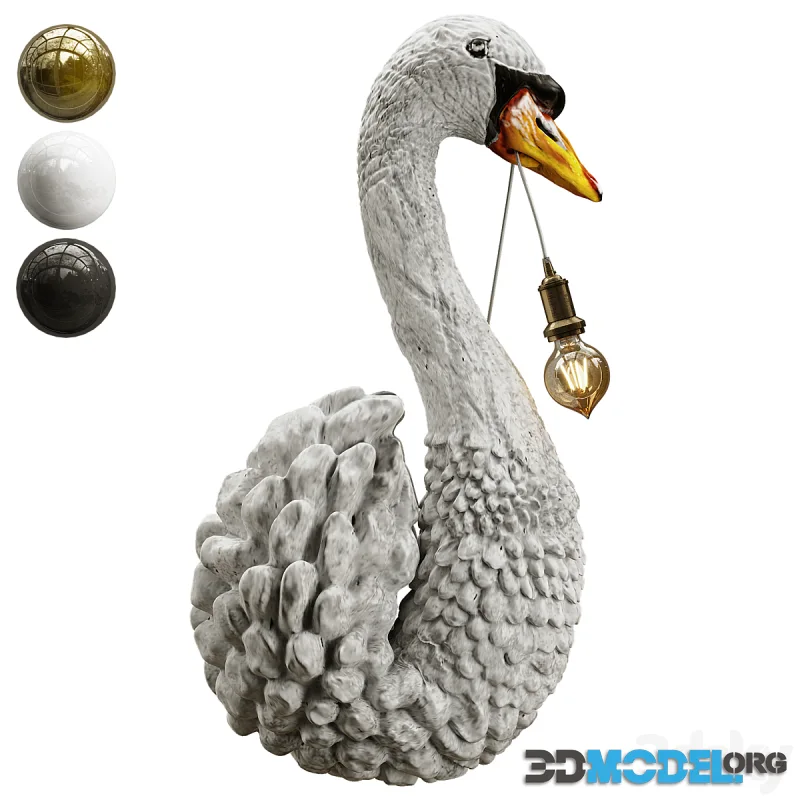 Swan Wall Light