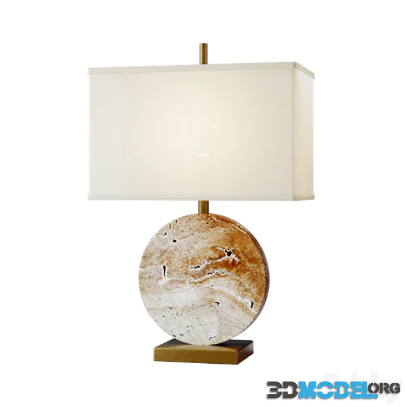 Table lamp Lua Grande Table Lamp beige marble