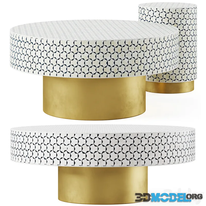 Targua Inlay Coffee Table by Anthropologie