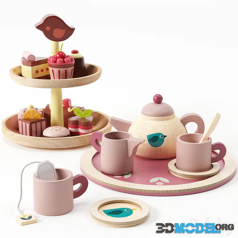 Tender Leaf Birdie Tea Set & Chocolate Bonbons Toy