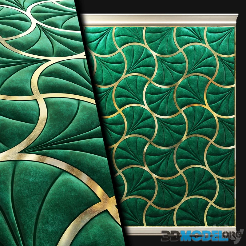 The soft, decorative panel for walls