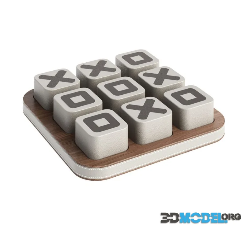 Tic Tac Toe Board Game by Poltrona Frau