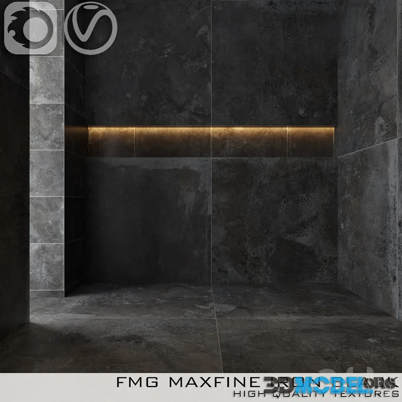 Tile FMG IRON BLACK