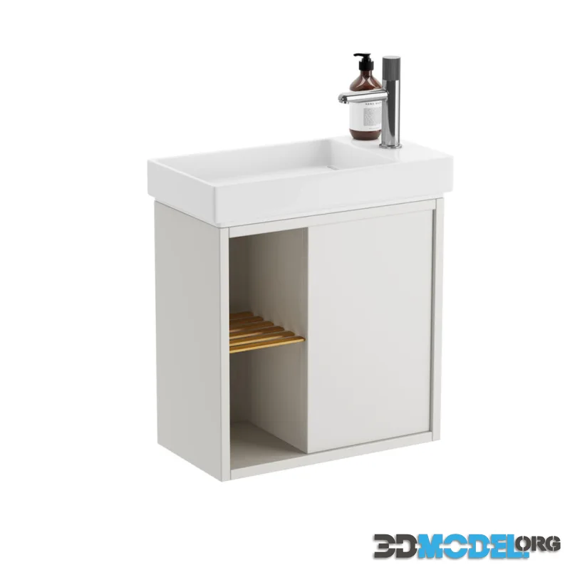 Tura Vanity Unit Off-white by Roca