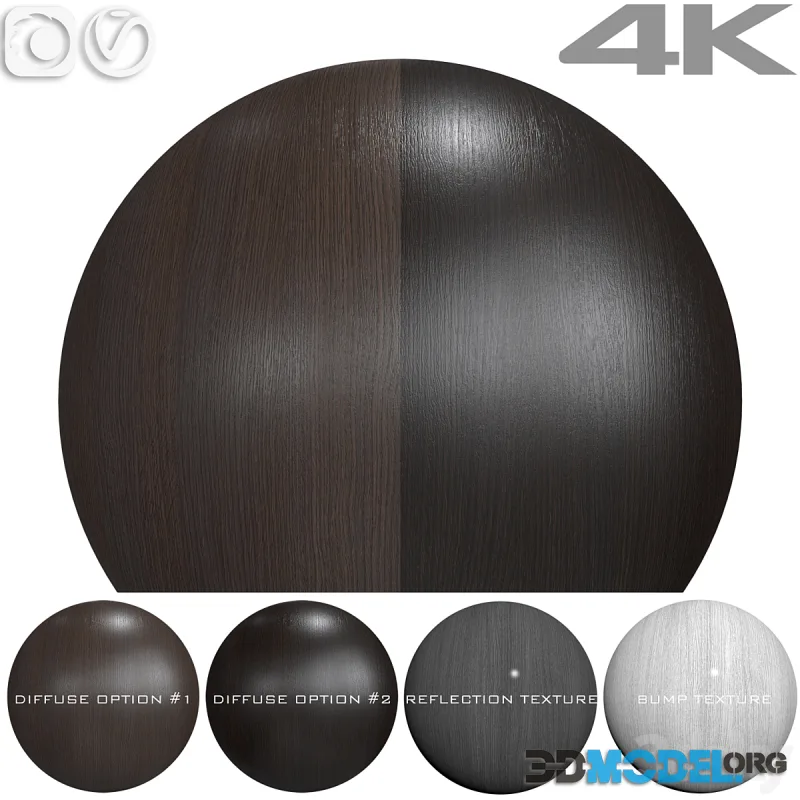 Two color options of seamless textures - OAK
