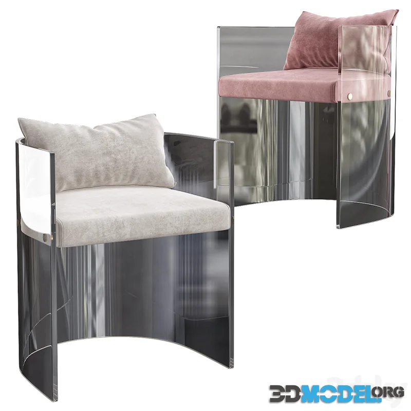 Two variants of VONVIK Acrylic Cheap Plastic Chair