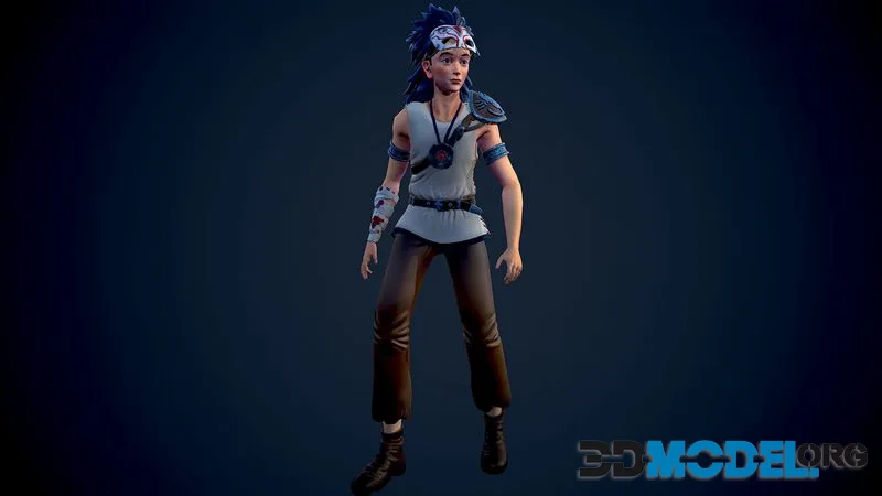 UmitBoy Character Low-poly (PBR)