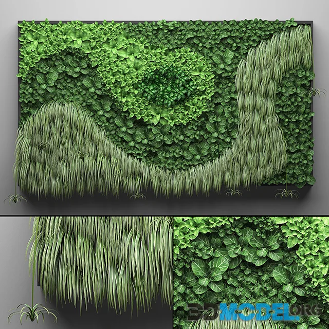 Vertical garden 18. Phytowall, phytomodule, wall decor, landscaping