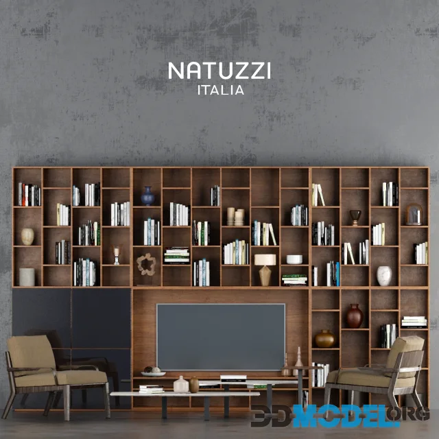 Wall + chairs Natuzzi