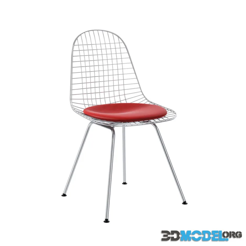 Wire Chair DKX With Seat by Vitra
