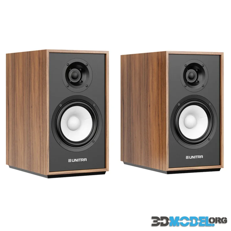ZGB 401 Bookshelf Speaker Set by Unitra