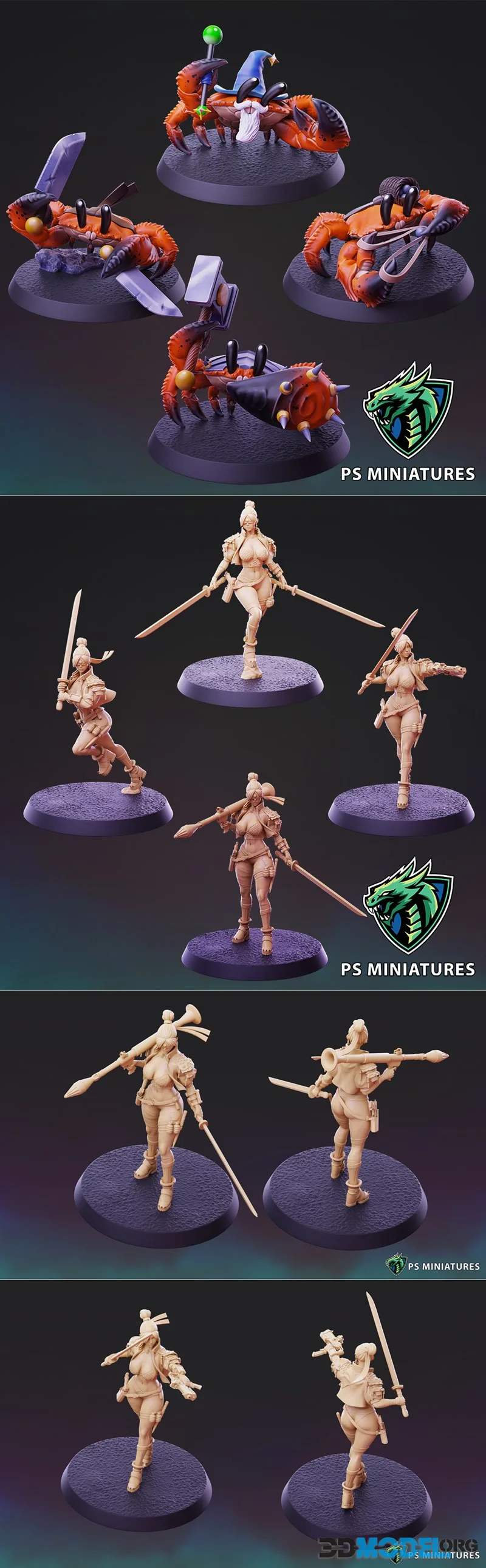 PSMiniatures July 2026 – Printable