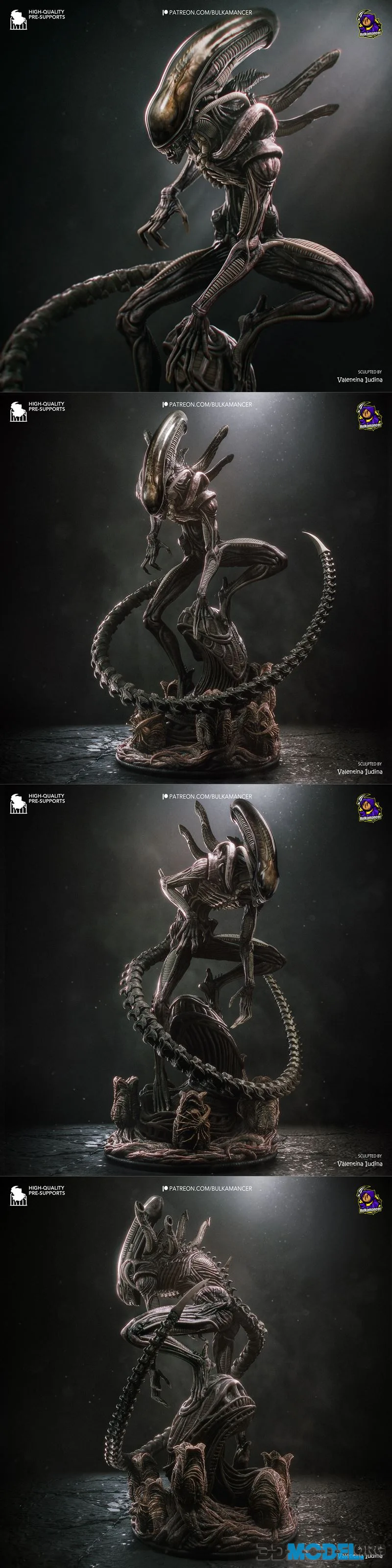 Bulkamancer Sculpts - Xenomorph – Printable