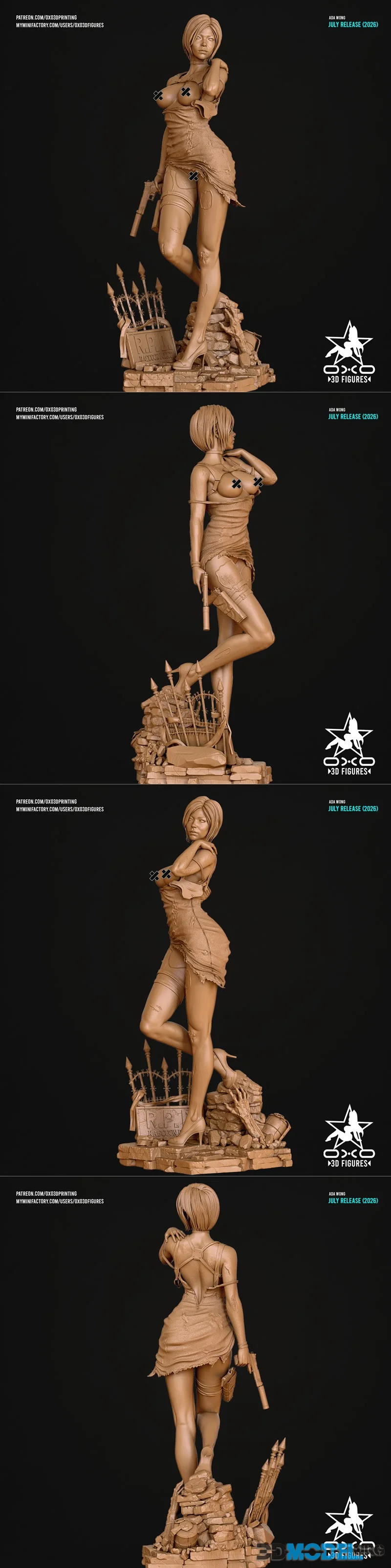 OXO3D Figures - Ada Wong NSFW Version – Printable