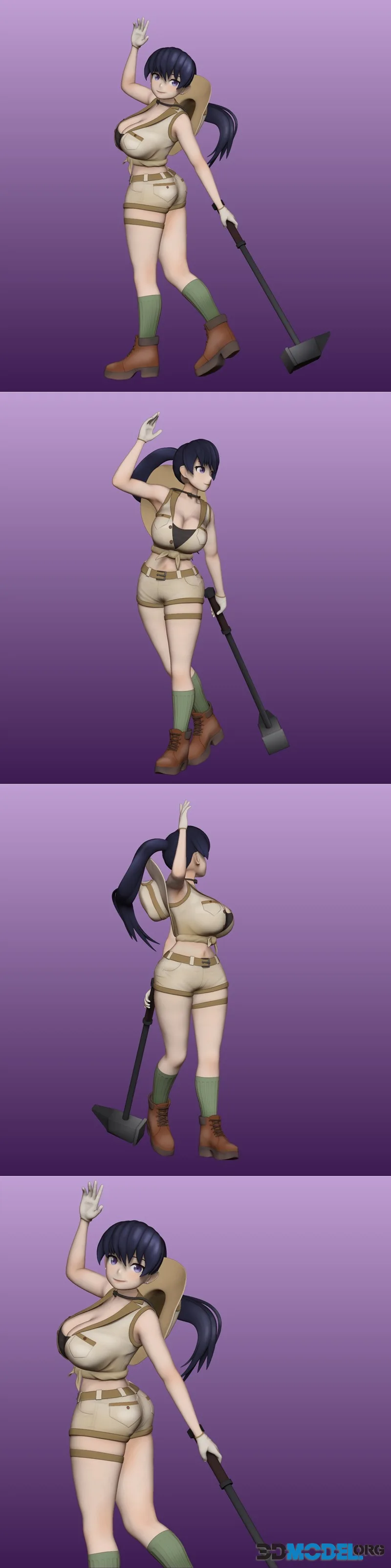 First Rate Figures - Nagi - Ruri Rocks – Printable
