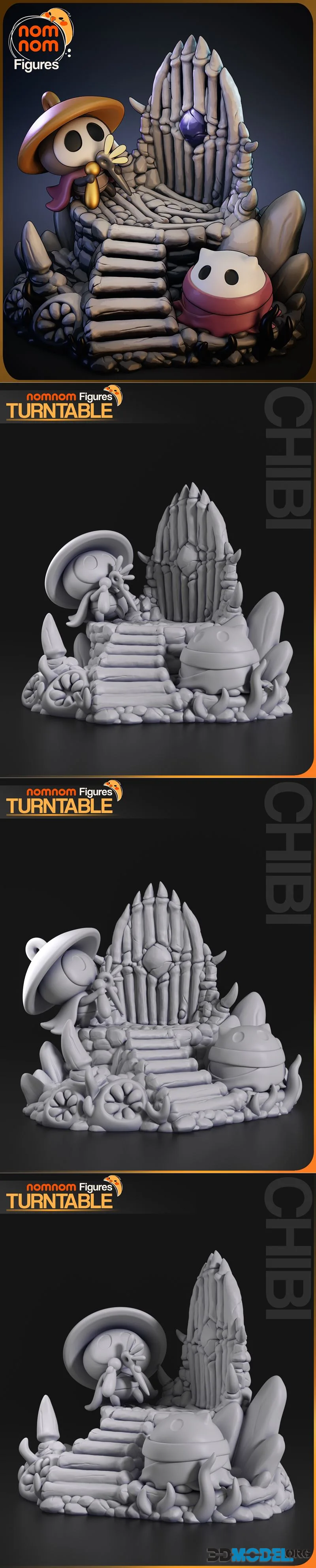 Nomnom Figures - Chibi Sherma - Hollow Knight Silksong – Printable