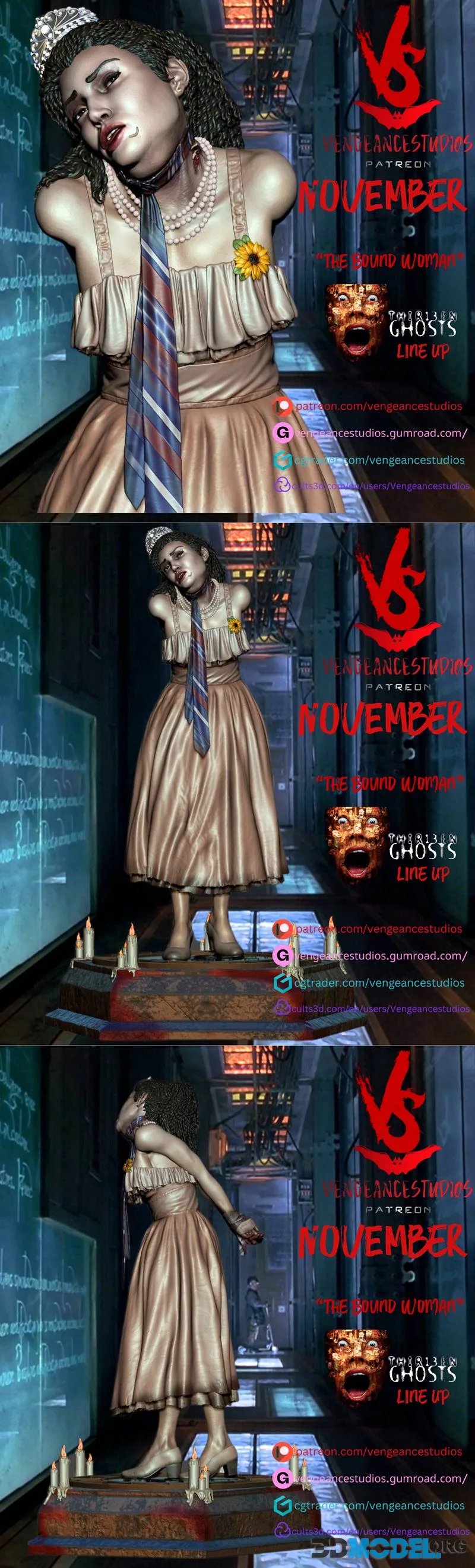 VS3D - The Bound Woman – Printable