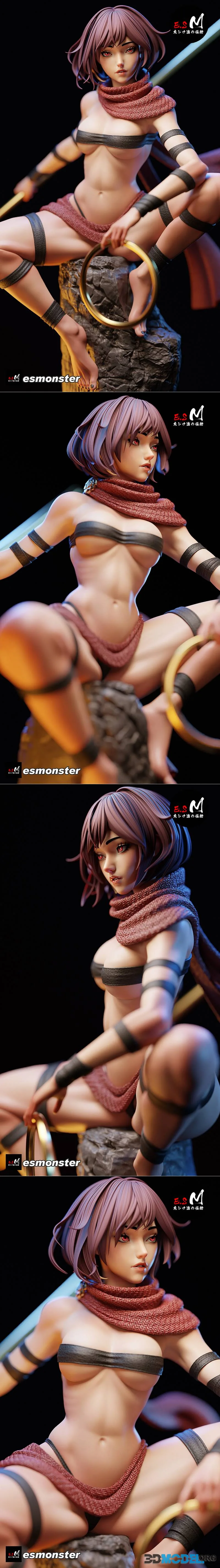 E.S Monster - Jin OC – Printable