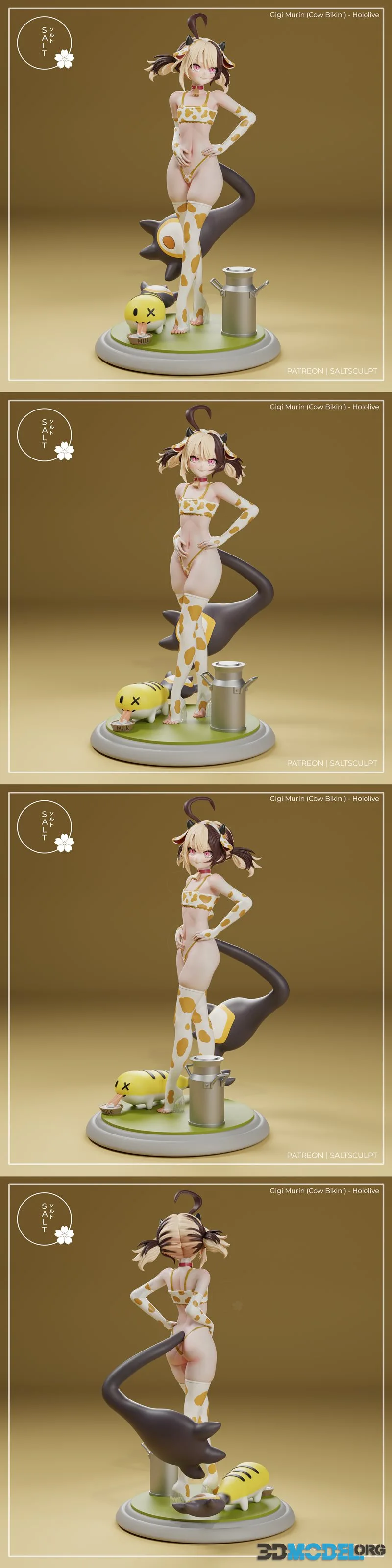SaltSculpt - Gigi Murin (Cowkini) - Hololive – Printable