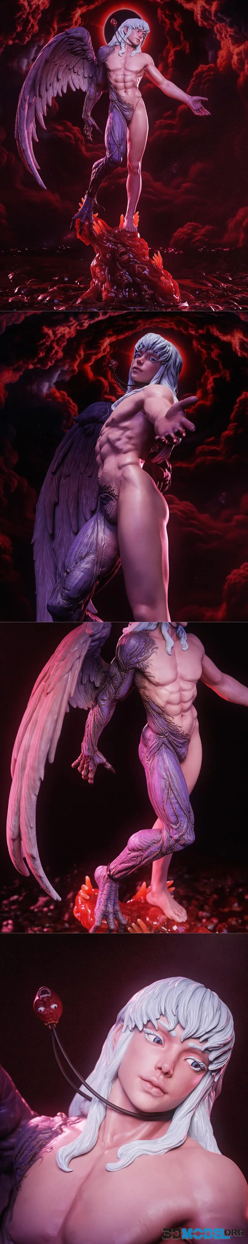 Nympha - Griffith Statue – Printable