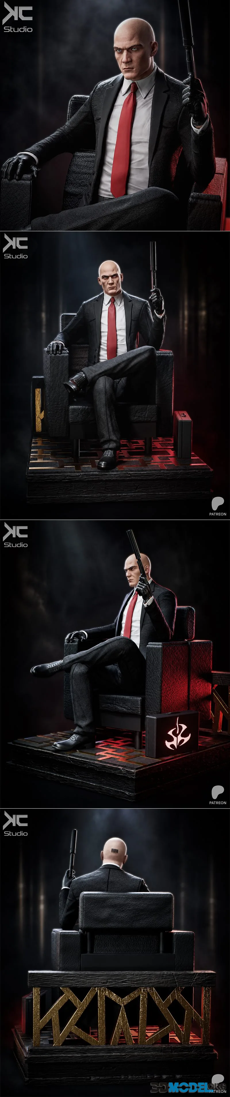 KcStudio - Agent 47 - Hitman – Printable