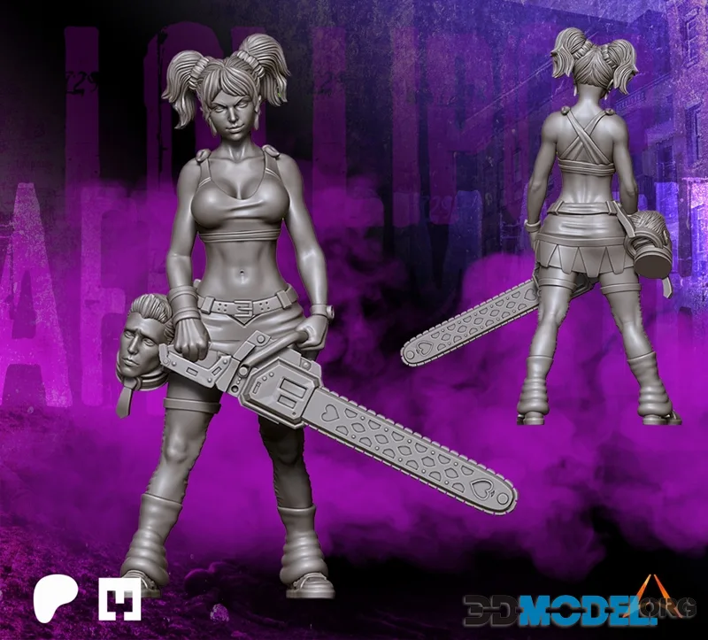 Aftermath Studios - Julliet Lollipop Mini Survivor DnD – Printable