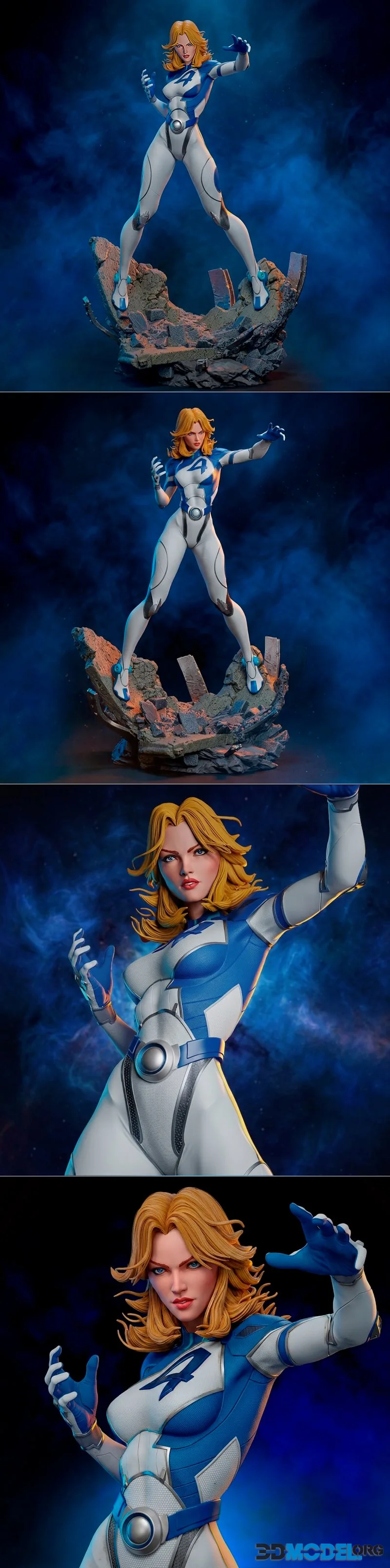 CA 3D Studios - Invisible Woman – Printable