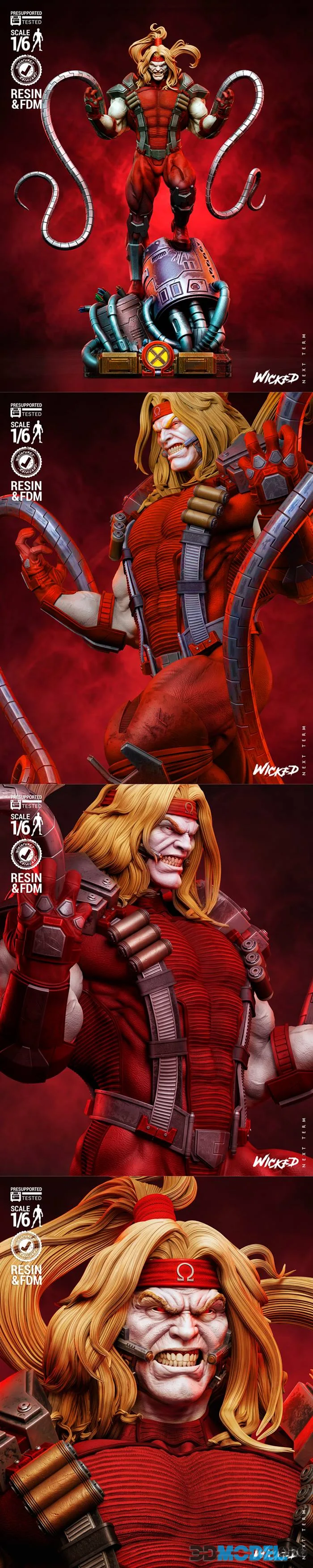 Wicked - Omega Red Sculpture – Printable