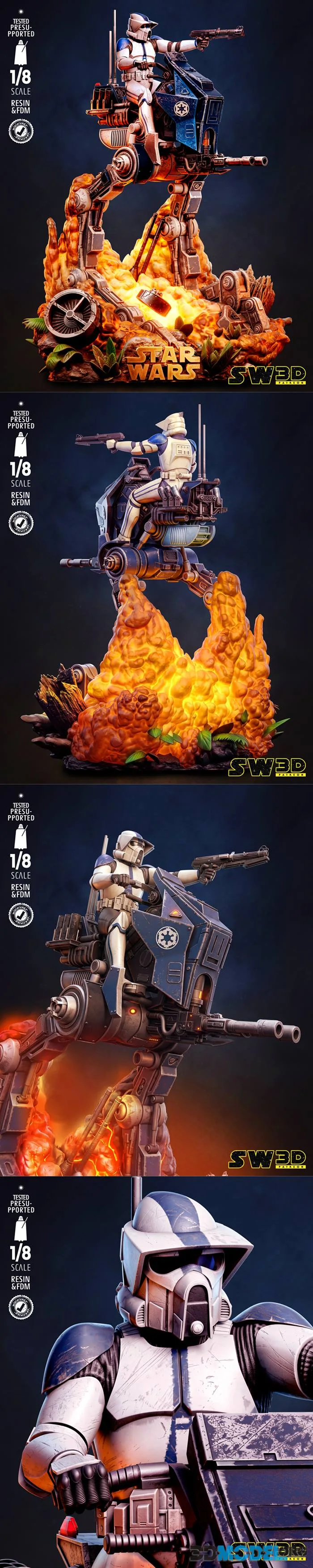 SW3D - ARF Trooper & 501 Legion – Printable