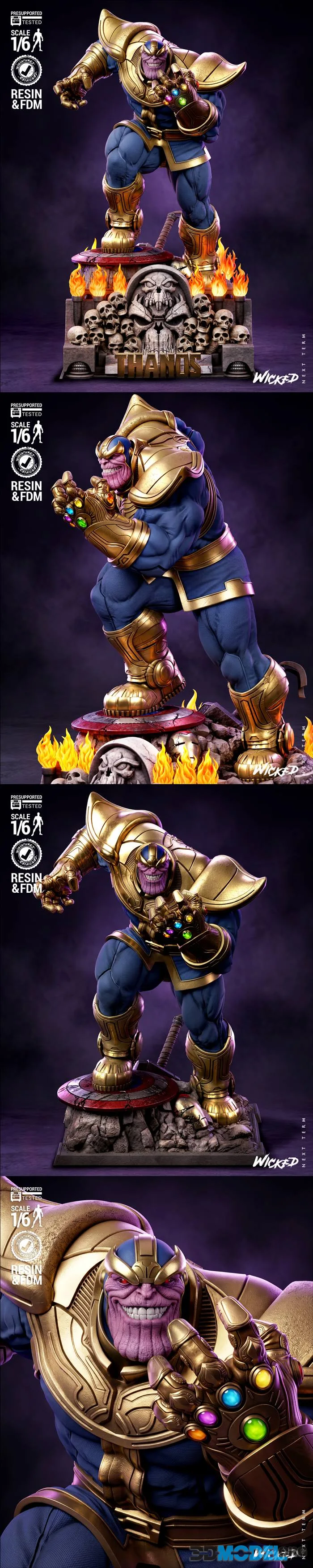 Wicked - Thanos Sculpture – Printable