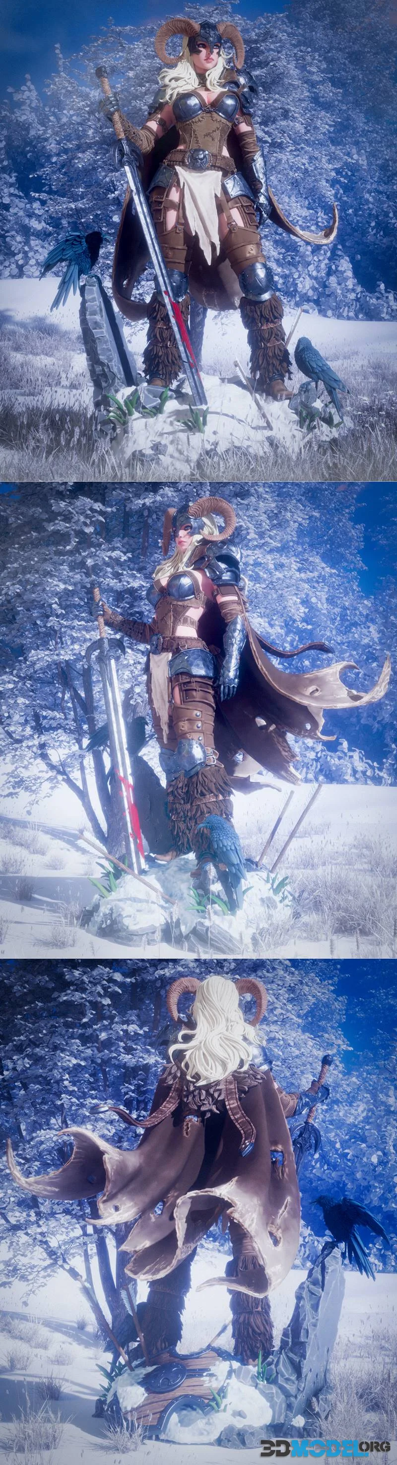 CA 3D Studios - Warrior of the North – Printable
