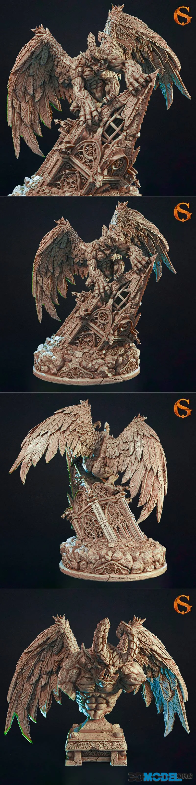 SolGood Creation - Celestial Gargoyle – Printable