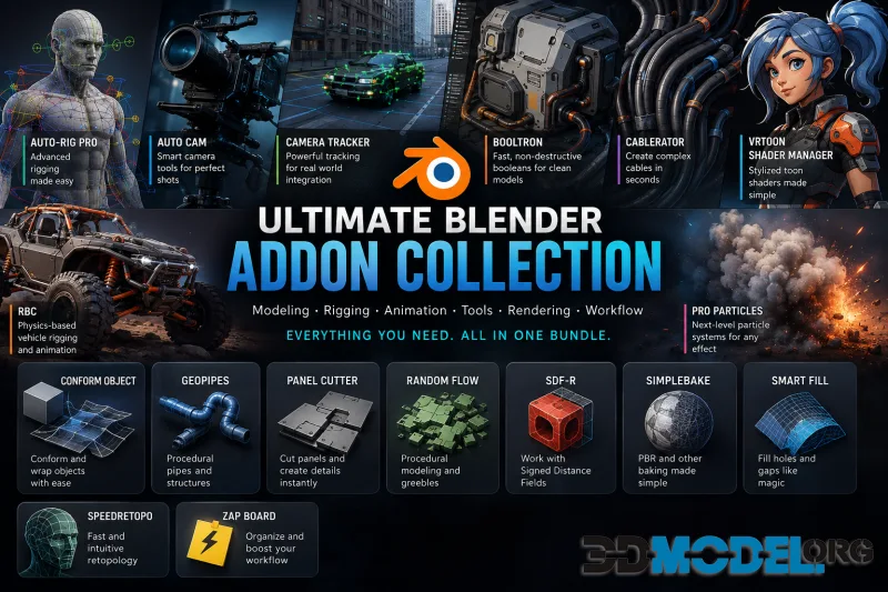 Blender Addon Bundle 2 August 2026