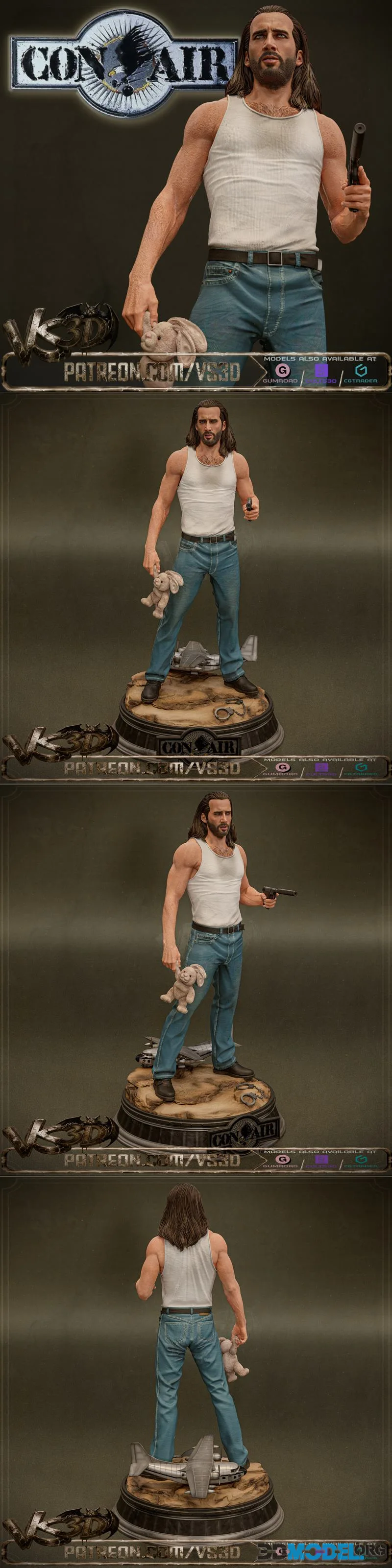 VS3D - Cameron Poe (Con Air) – Printable