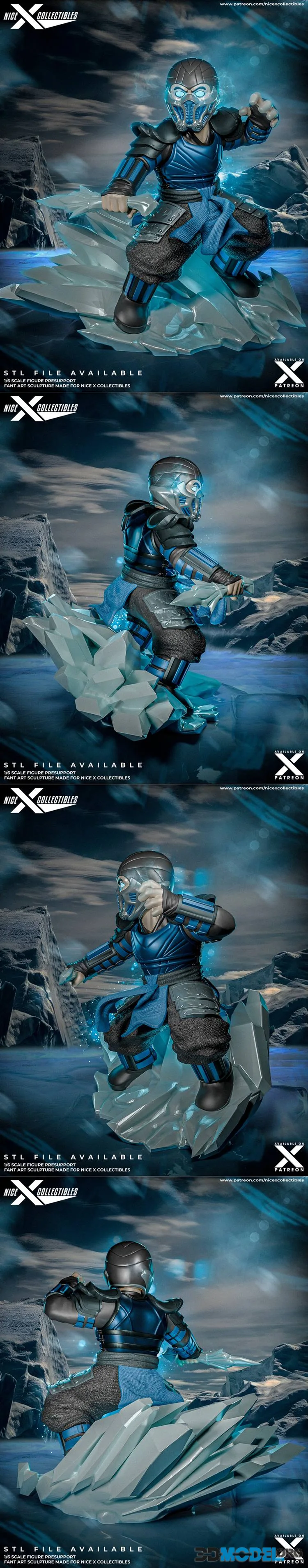 Nice X Collectibles - Subzero Chibi – Printable