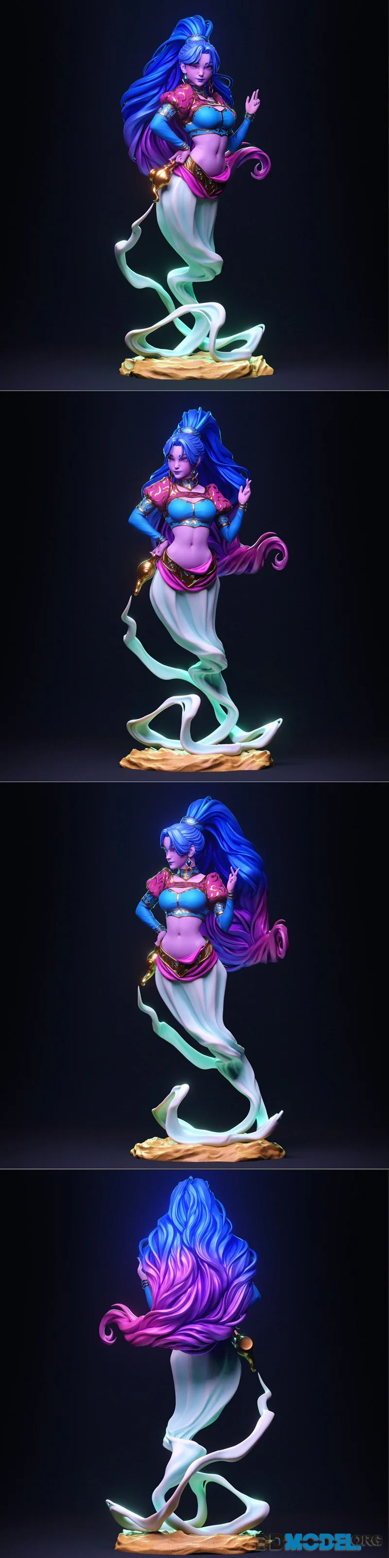 CA 3D Studios - Djinn – Printable