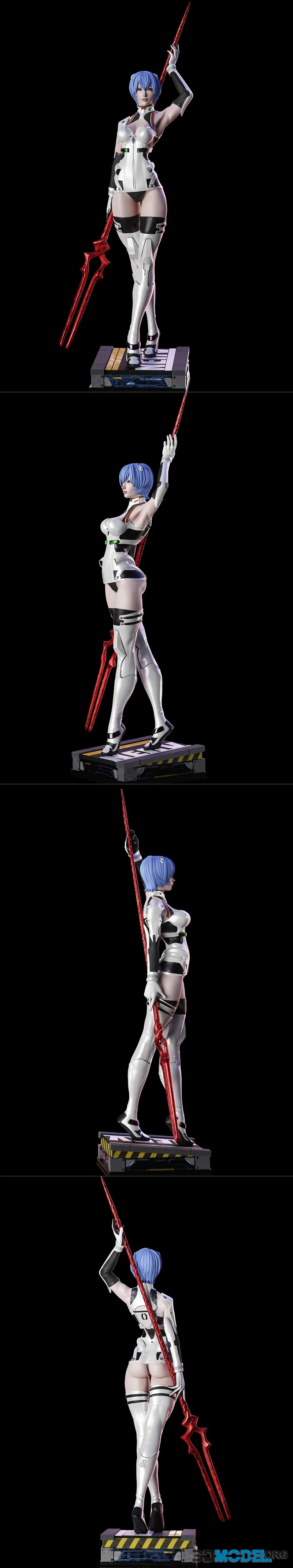 Abe3D - Rei Ayanami – Printable