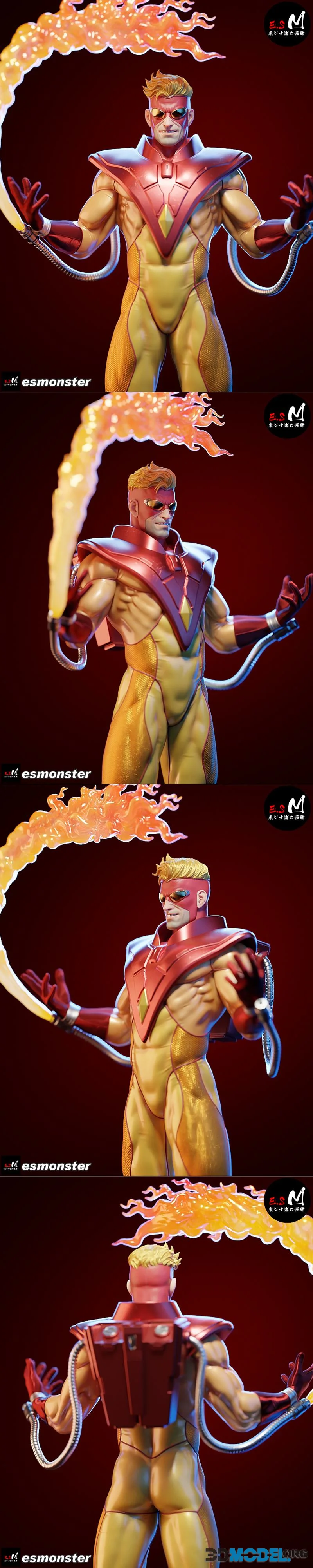 E.S Monster - Pyro – Printable