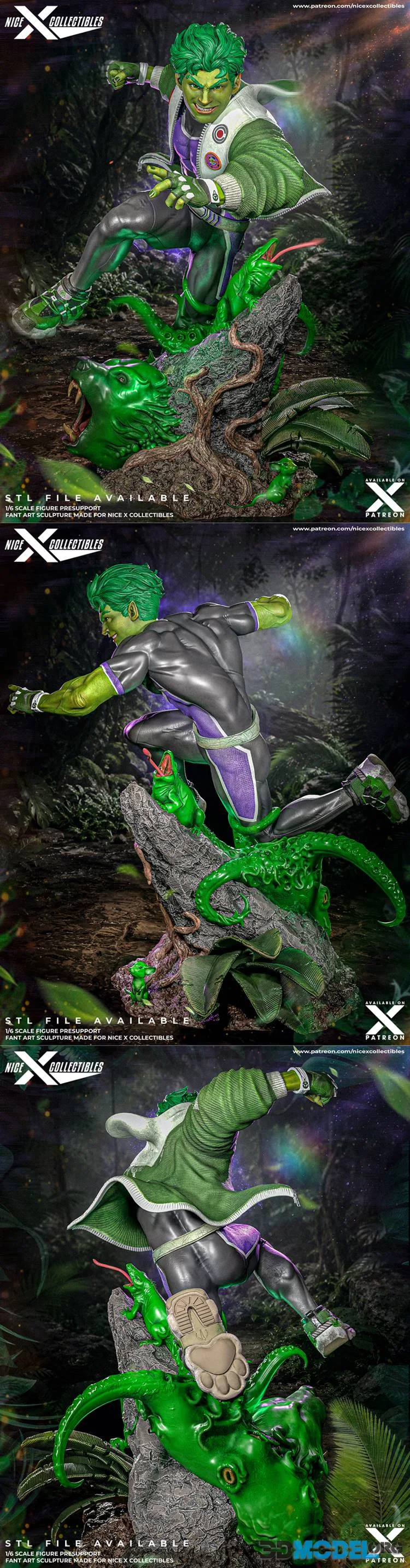 Nice X Collectibles - Beast Boy – Printable