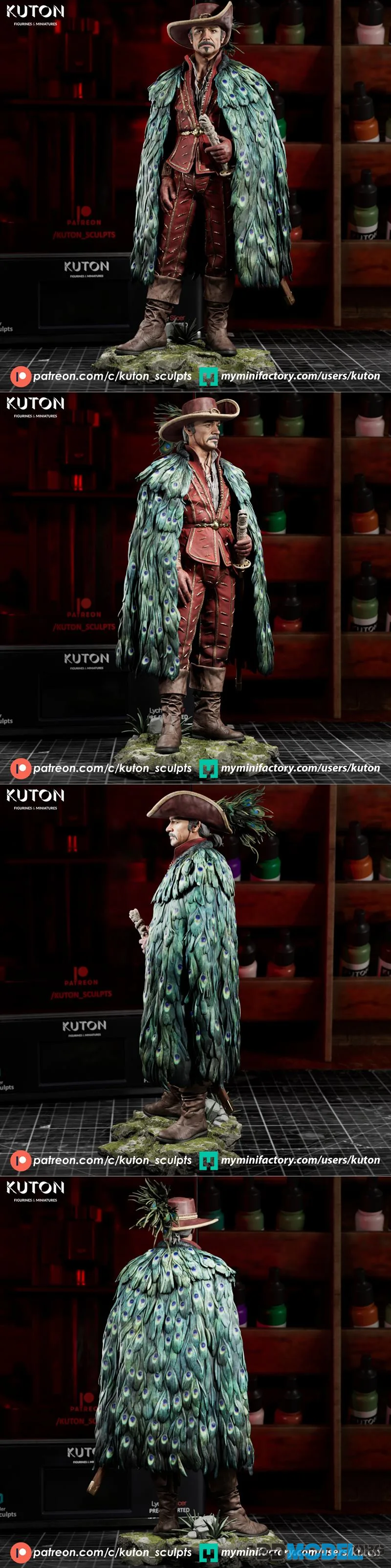 Kuton Figurines - Juan Sánchez Villa Lobos Ramízez – Printable