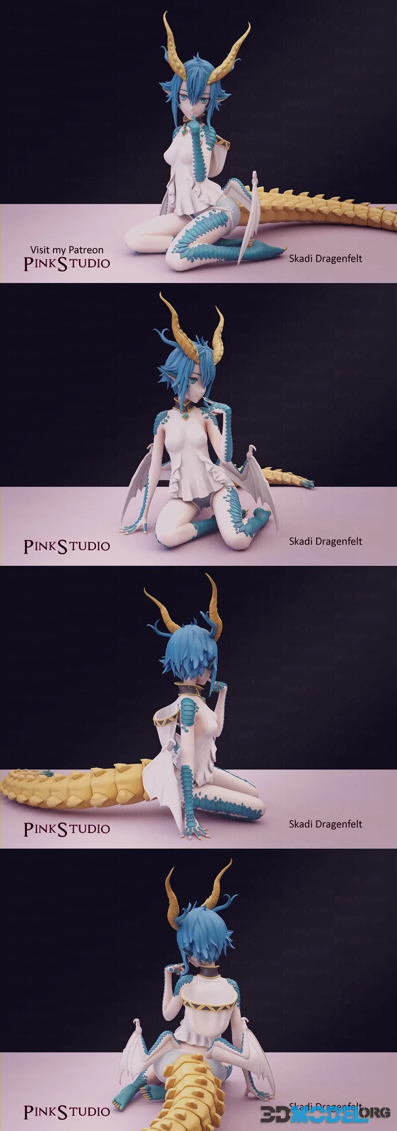 Pink Studio - Monster Girl Doctor - Skadi Dragenfelt – Printable